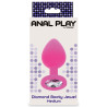 ANAL PLAY TOYJOY Plug Bijou Diamond Booty M 7 x 3.5cm Rose